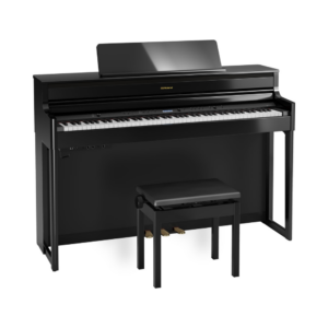 roland hp704 digital piano (polished ebony)