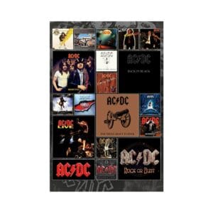 ac/dc poster "acdc covers" (91.5x61)* (3665361079378)