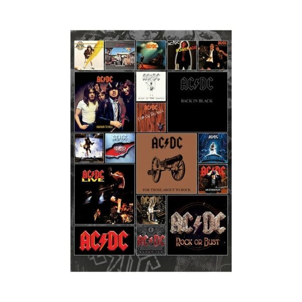ac/dc poster "acdc covers" (91.5x61)* (3665361079378)