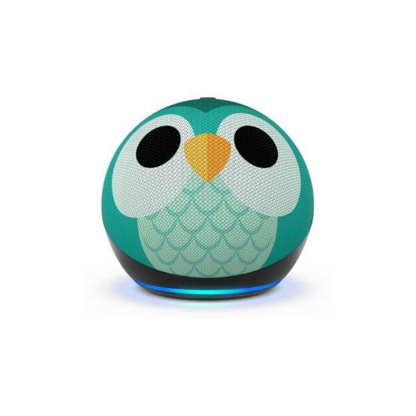 amazon echo dot kids (5th gen) smart speaker with alexa owl