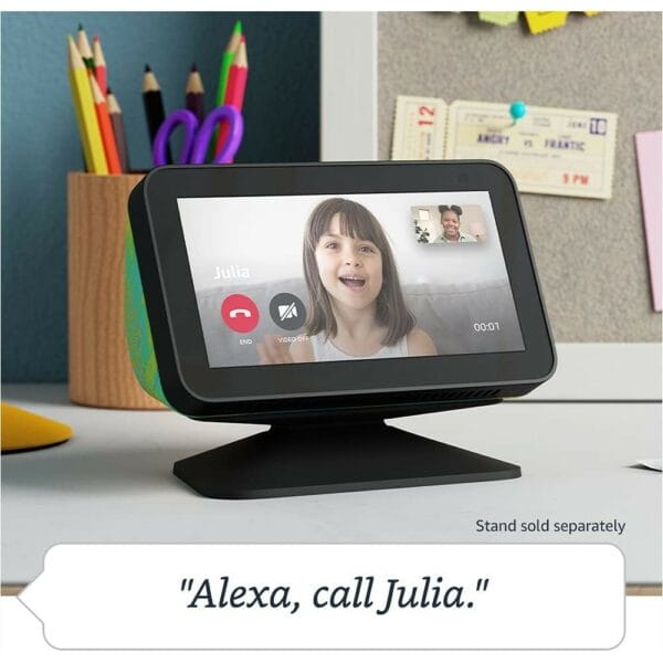 amazon echo show 5 kids (2nd gen) display with speaker & alexa chemeleon
