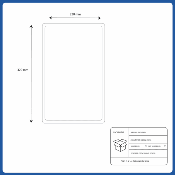 ambient light photo frame (20490500893/94/95/96/97/1110/1111)