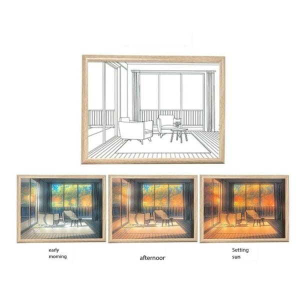 ambient light photo frame (20490500893/94/95/96/97/1110/1111)