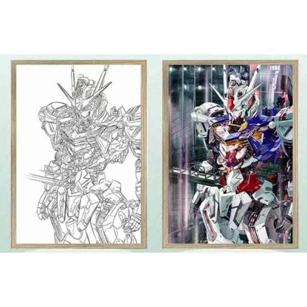 ambient light photo frame gundam model 2