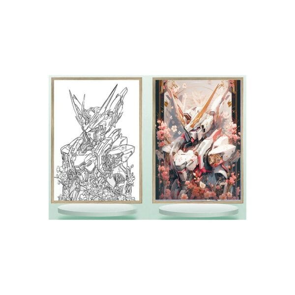 ambient light photo frame gundam model 4