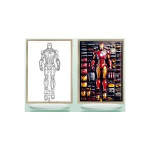 ambient light photo frame iron man model 2