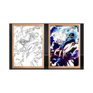 ambient light photo frame luffy gear 5 model 4