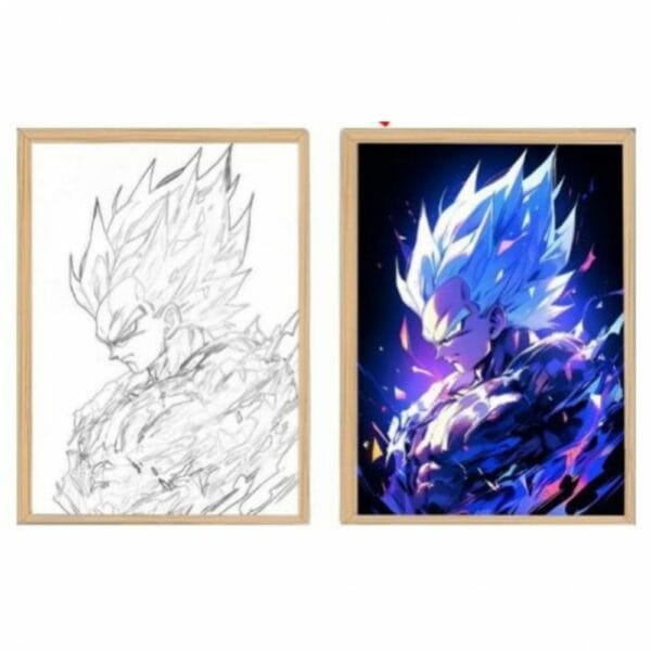 ambient light photo frame vegeta