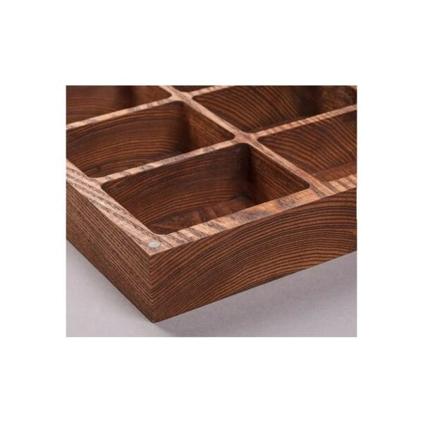 antique wooden watch display box