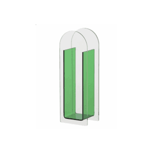 arc shaped acrylic flower vase in nordic style clear 20490500854