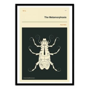 art poster the metamorphosis jazzberry blue