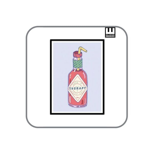 art poster hot sauce therapy laura o'connor