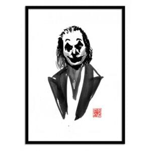 art poster joker pechane sumie format : 30 x 40 cm