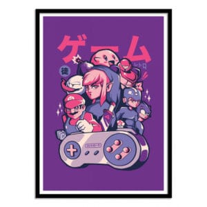 art poster retro gang eduely