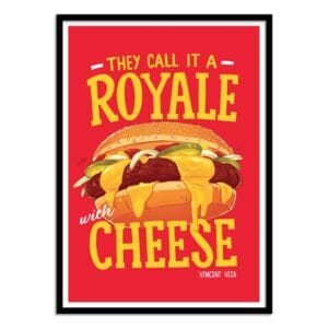 art poster royale with cheese barrie jones format : 30 x 40 cm