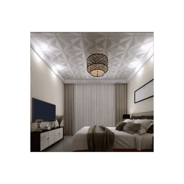 art 3d wall panels pvc (50cm x 50cm) (20490500653/54/55) (pc)