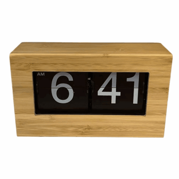 automatic wooden clock