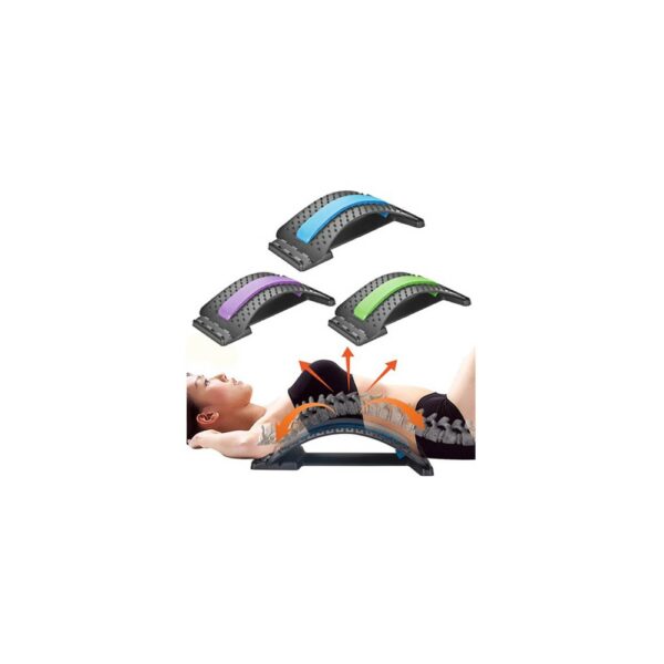 back stretching device,back massager for bed & chair & car,multi level lumbar