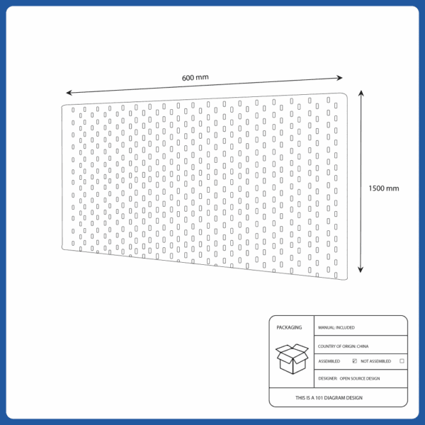 black pegboard wall shelf