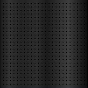 black pegboard wall shelf