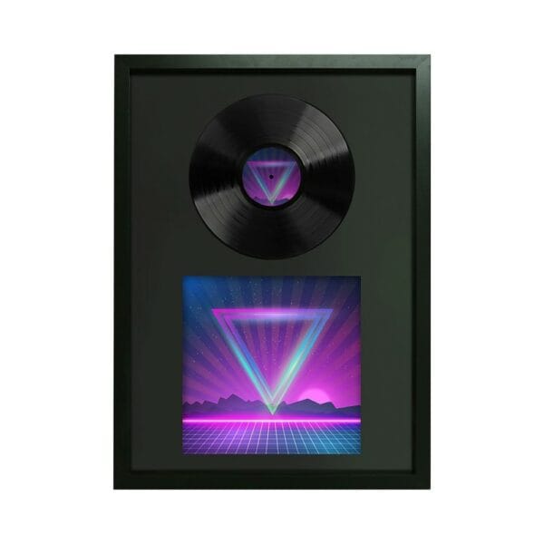 cadre collector album & vinyle noir (50 x 70 cm) (3665361107675)