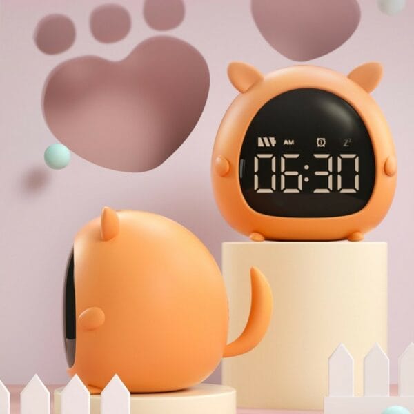 cartoon mini usb rechargeable electronic digital display