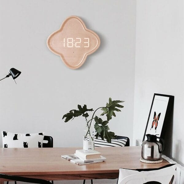 creative led wall clock