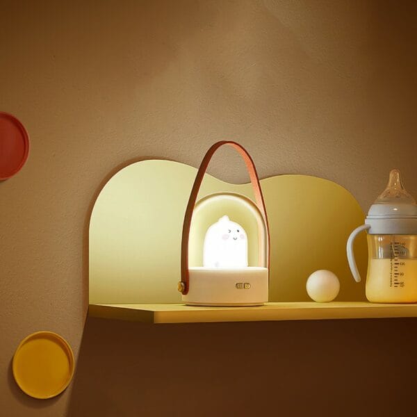 cute cartoon shape music portable night lamp