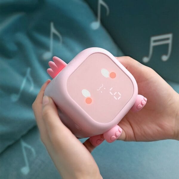 cute dinosaur alarm clock, creative intelligent night light (random colours)