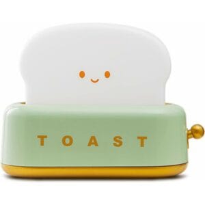 cute night light, cute bread toast lamp