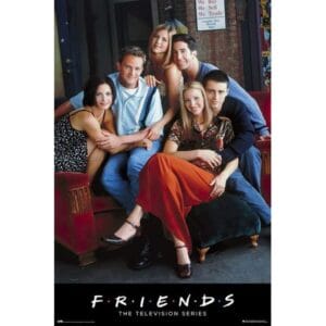 friends characters art print 30x40 cm (8435497250898)
