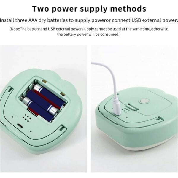 digital alarm clock for kids bedroom led time display (20490500103)