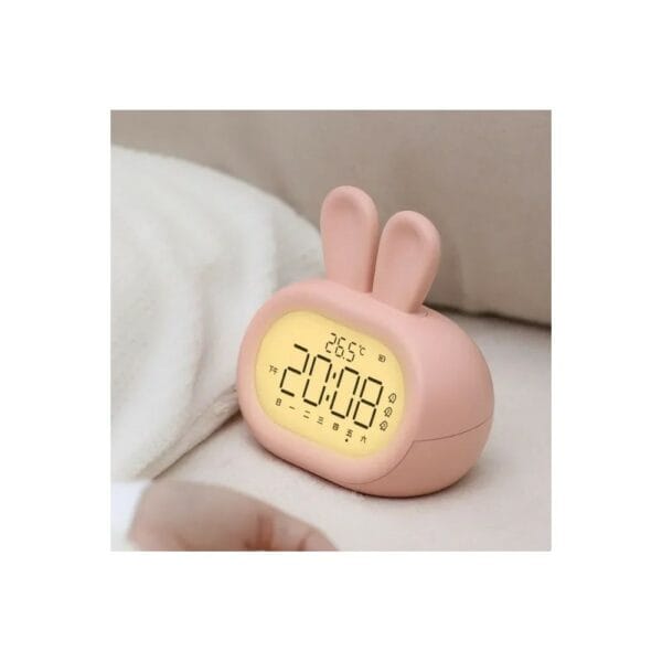 digital bunny desk clock