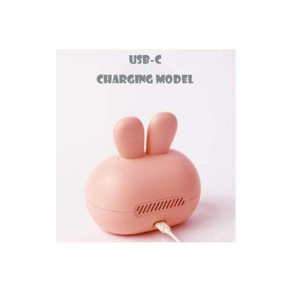 digital bunny desk clock