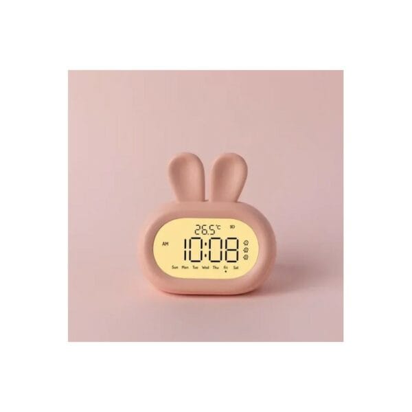 digital bunny desk clock