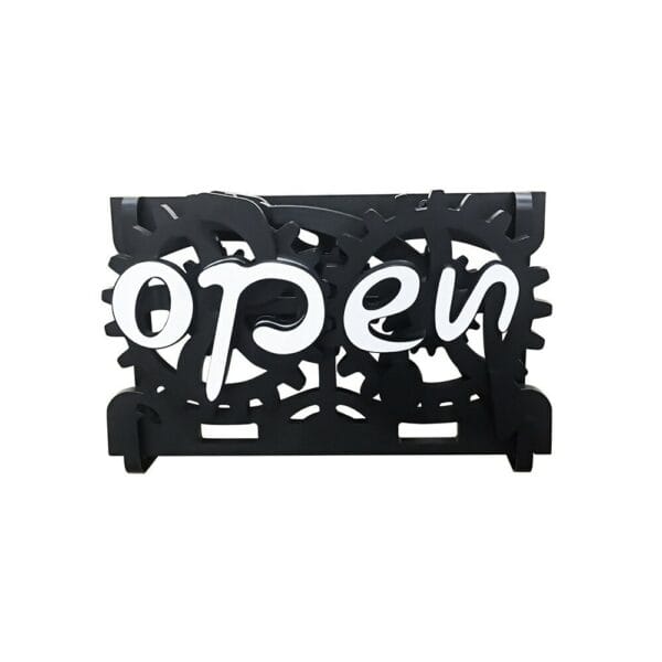 double sided open/closed sign