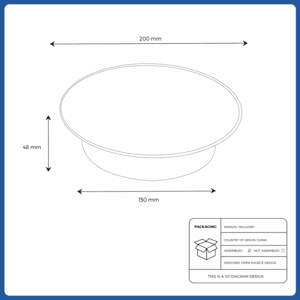 electric mirror turntable (20490500818)