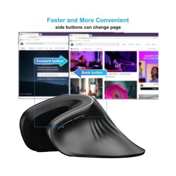 ergonomic wireless vertical mouse
