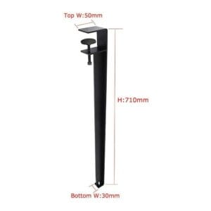f shape adjustable table clamp legs (per pc)