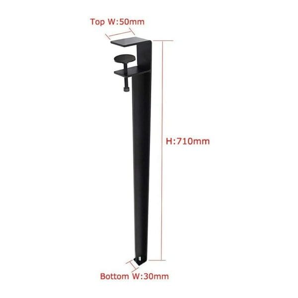 f shape adjustable table clamp legs (per pc)