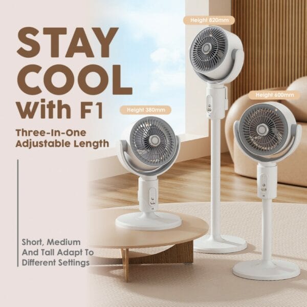 f1 fan floor standing circulation fan