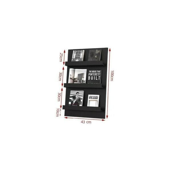 floor standing magazine rack display