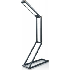 folding black table lamp