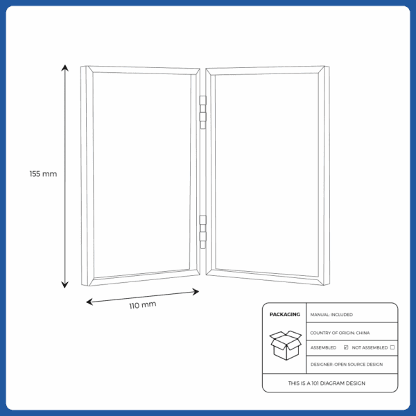 frame gold color 10x15 cm (804.709.21)