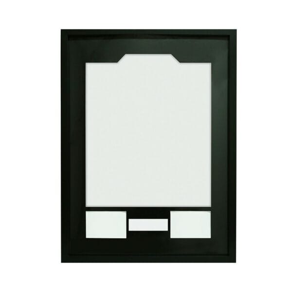 gbeye shirt collector frame with apertures black (60cm x 80cm) (fmsbt1fbsh)