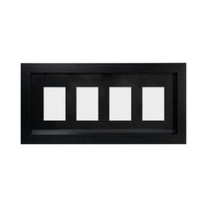 gbeye trading card collector frame 4 position black (40x17cm) (fmm1t1fbt)