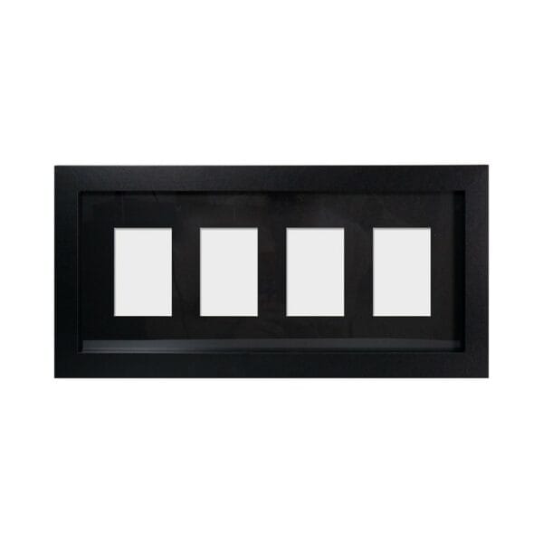 gbeye trading card collector frame 4 position black (40x17cm) (fmm1t1fbt)