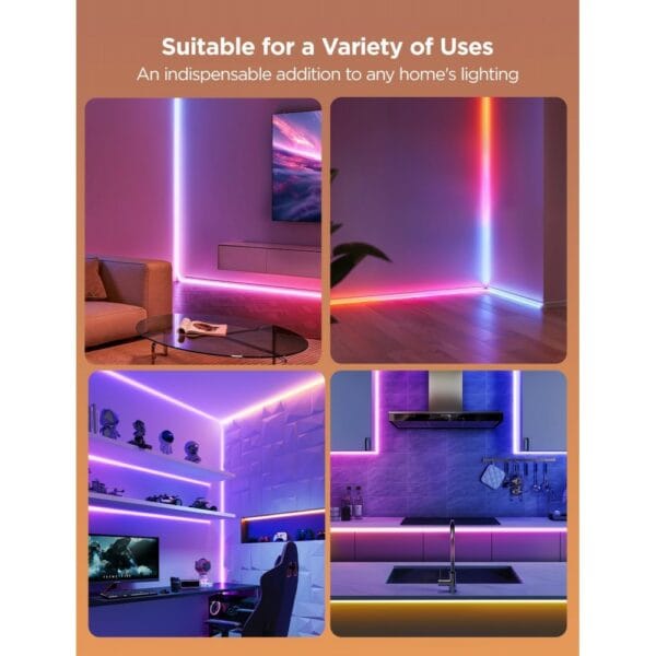 govee 5m neon rope light for wall lining (h6641)