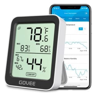 govee bluetooth thermometer hygrometer with screen (h5075)