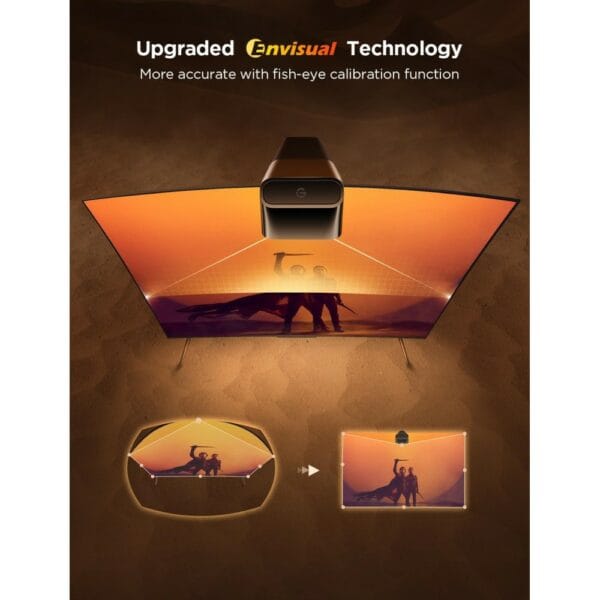 govee envisual tv backlight 3 lite (55~65 inch) fisheye correction (h6099)